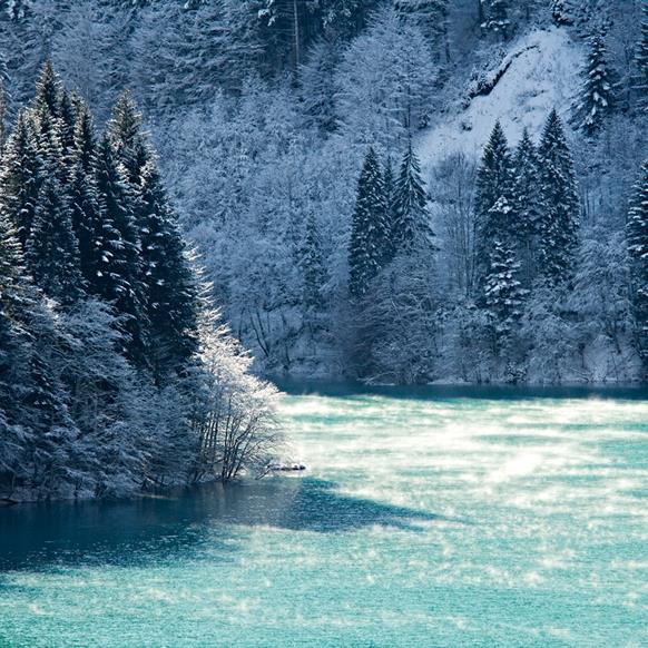  Il Lago di Sauris d'inverno